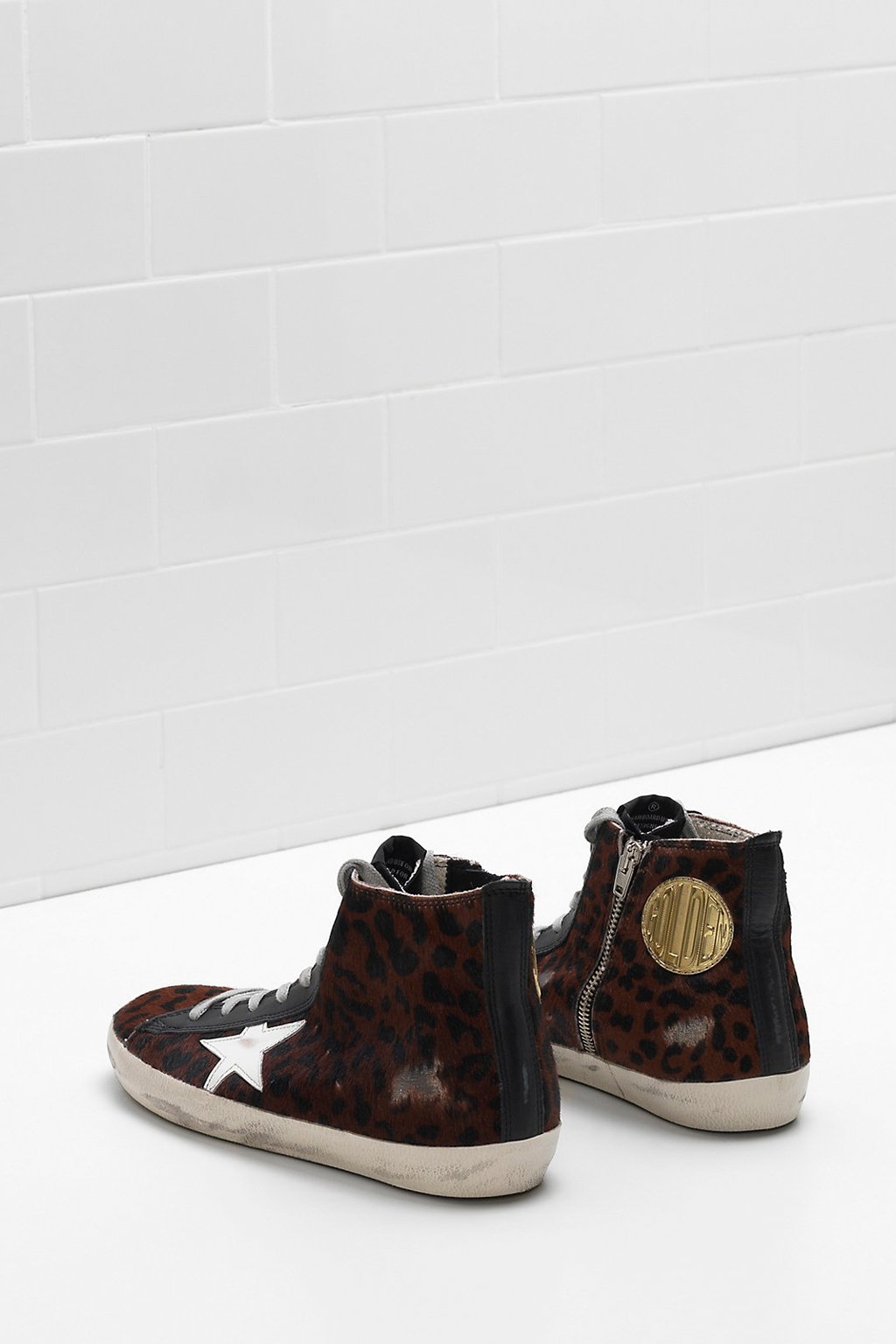 golden goose leopard francy