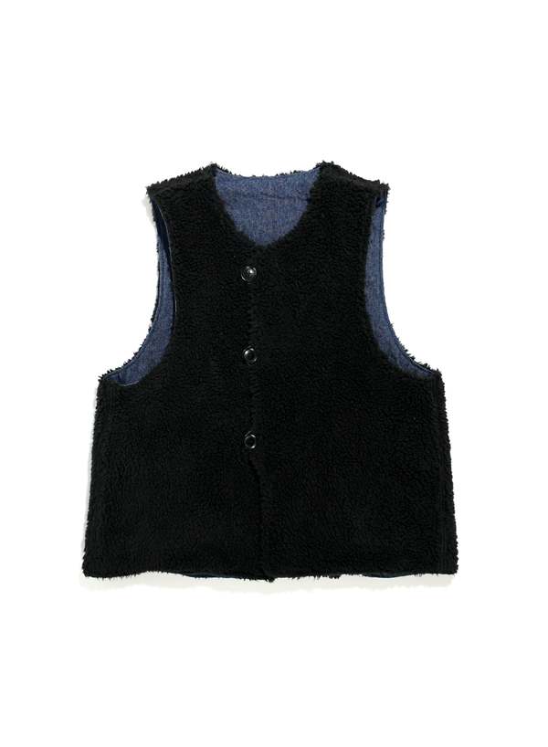 Engineered Garments 12oz Denim Over Vest - Indigo | Garmentory