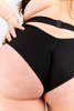 La Fille d'O: Bunny High-Waisted Bikini Bottom - Black - Thumbnail 4