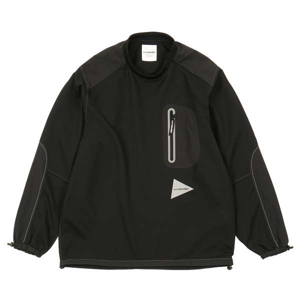アンドワンダー andwander vent pullover アンドワンダー andwander