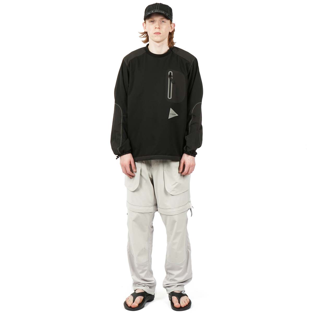 And Wander Vent Pullover - Black | Garmentory