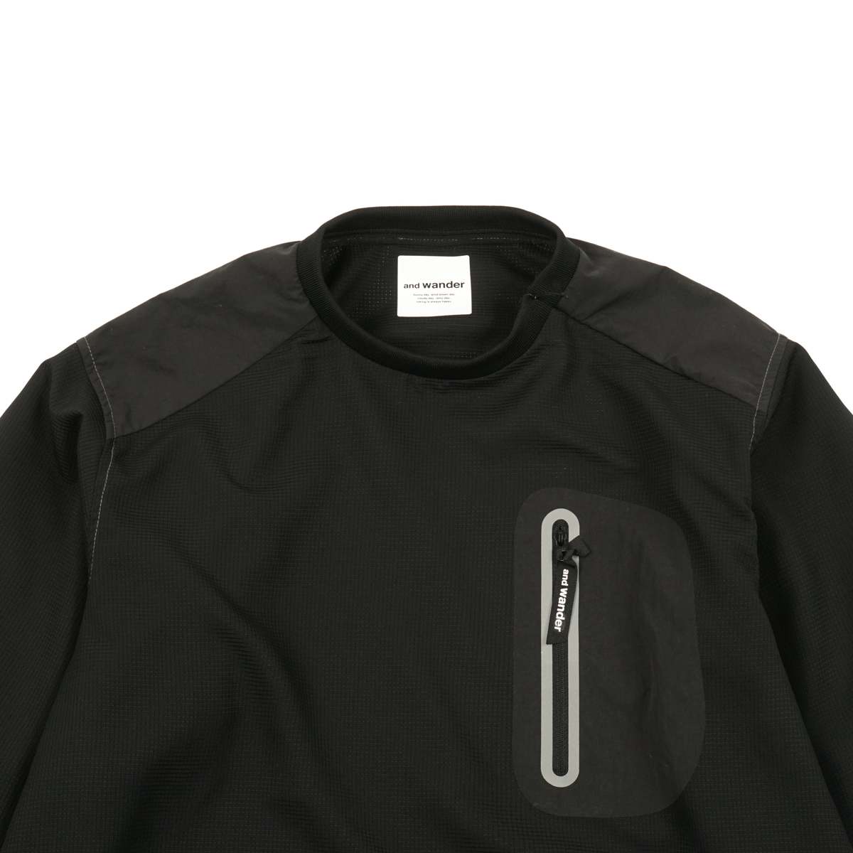 And Wander Vent Pullover - Black | Garmentory