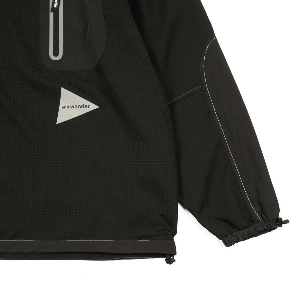 And Wander Vent Pullover - Black | Garmentory