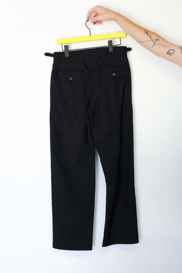 DOUBLET BURNING EMBROIDERY TROUSERS