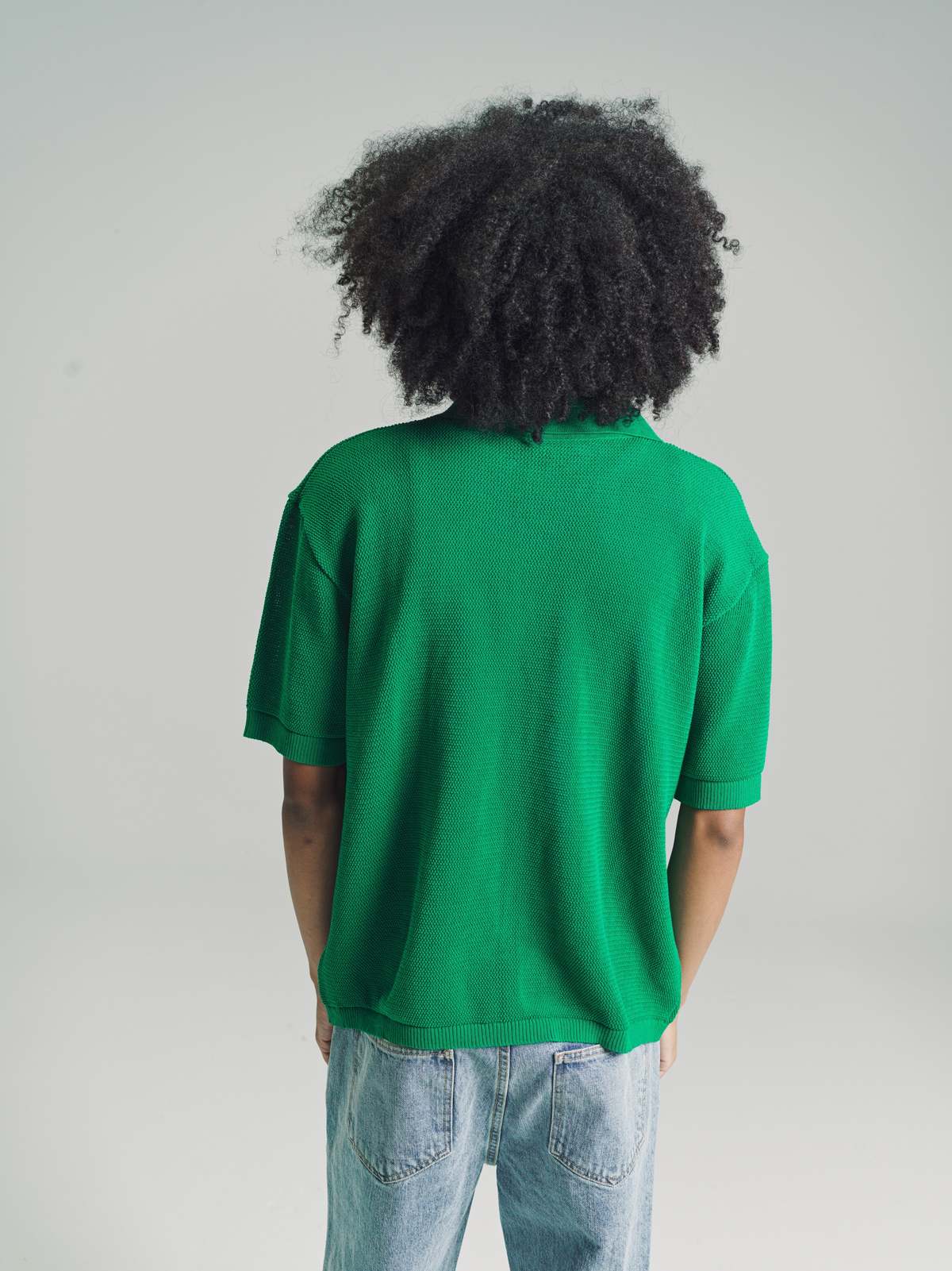 トップス second layer 23ss s/s open knit polo トップス second layer 23ss s/s open knit polo Open Knit Short
