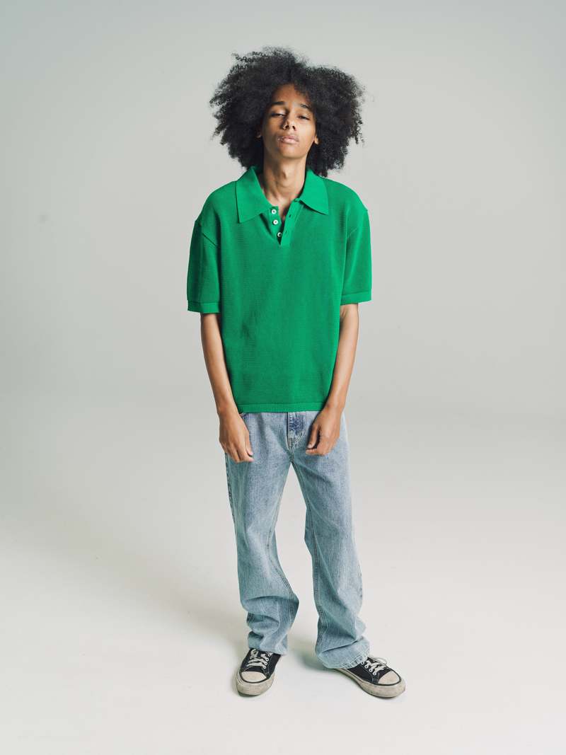 オ*ー様 SECOND/LAYER knit polo shirt SECOND/LAYER Knit Polo - Verde | Garmentory