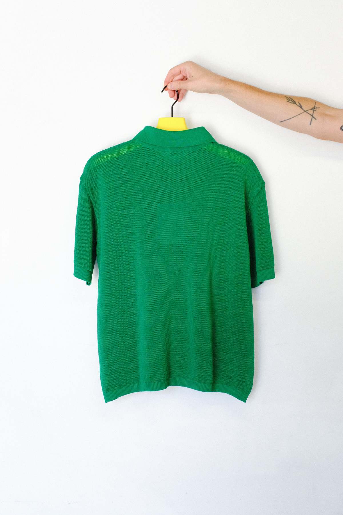 SECOND/LAYER Knit Polo - Verde | Garmentory