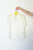SECOND/LAYER Poly Blend Avenue Short Sleeve Shirt - White - Thumbnail 5