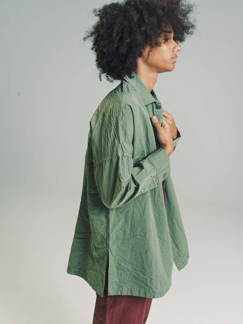 Casey Casey Paper Cotton Sun Homme Shirt - Lichen | Garmentory