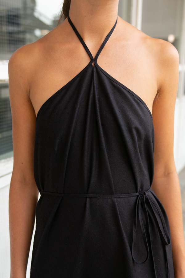 Baserange Ligo Dress - Black | Garmentory