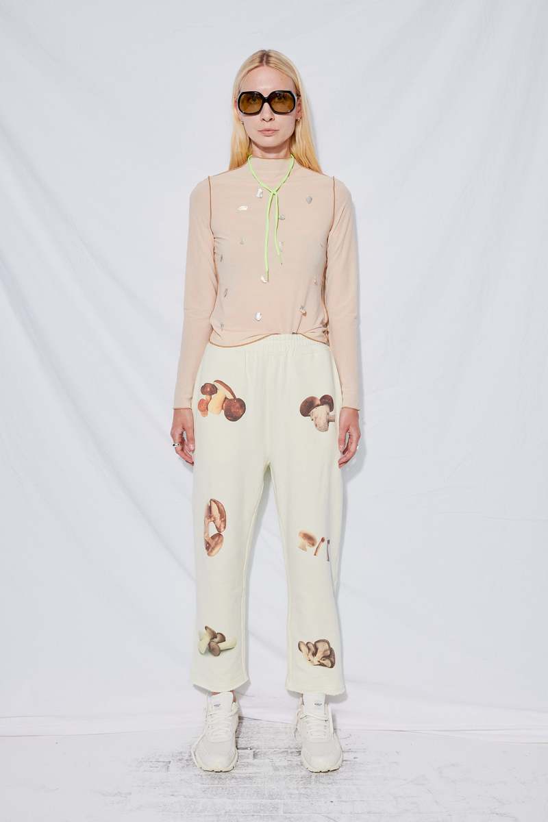 Woodrose Deli Mesh Shell Top