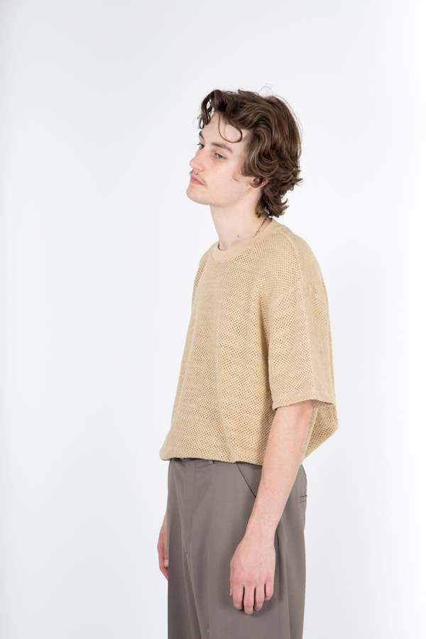 Our Legacy Box T-Shirt - Beige Rope Weave | Garmentory