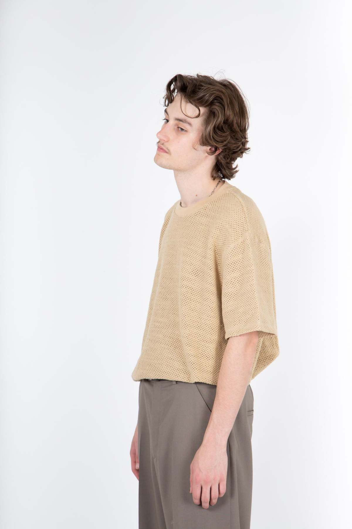 Our Legacy Box T-Shirt - Beige Rope Weave | Garmentory