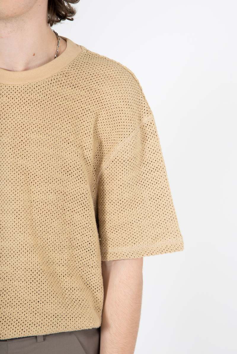OUR LEGACY メッシュニット BOX Beige Rope Weave OUR LEGACY メッシュニット BOX Beige Rope Weave Our Legacy BOX T