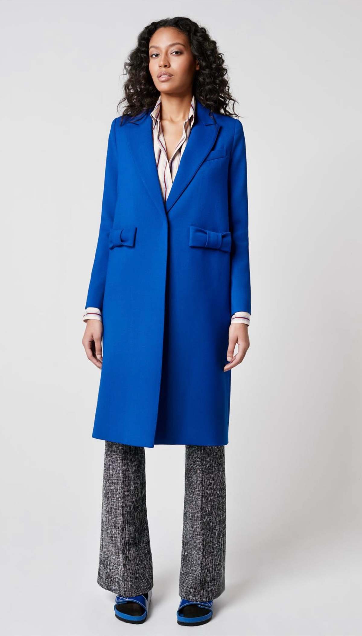 Smythe Bow Coat - Cobalt | Garmentory