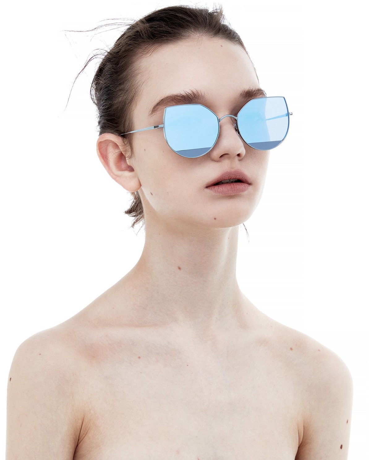 GENTLE MONSTER Women\'s Sunglasses with Blue Mirrored Lenses Gentle Monster Second Boss wayfarer sunglasses in... | Depop main image 4