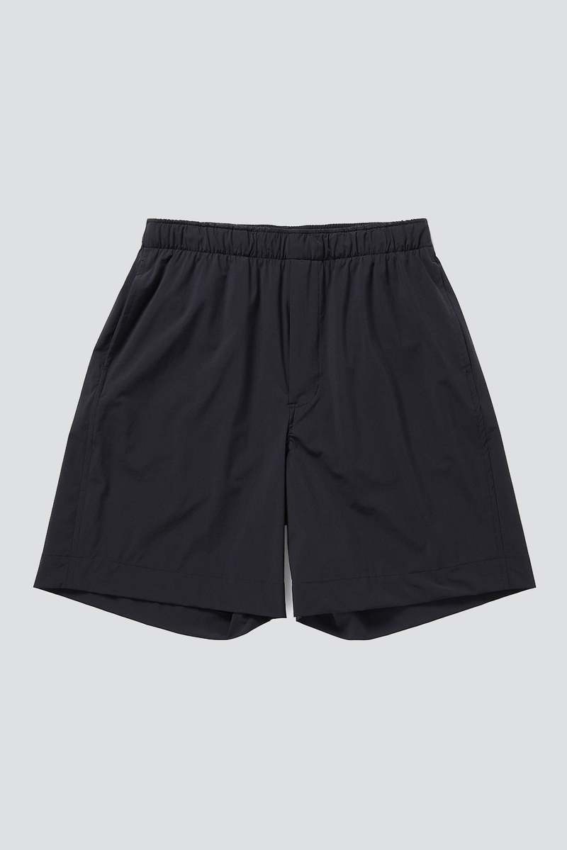 n-hoolywood Wide Easy Shorts - Black | Garmentory