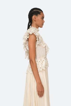 bustier mini dresses LEO LIN Rosario Applique Floral Bustier Mini Dress – Drest by Scott Malouf
