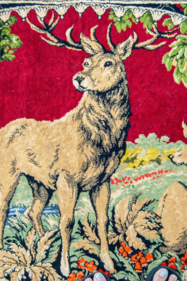 Vintage deer online tapestry