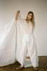 Deiji Studios The Cotton Wrap Pant - White - Thumbnail 2