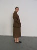 SAMUJI HEMI SKIRT - BROWN   - Thumbnail 3