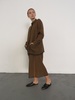 SAMUJI HEMI SKIRT - BROWN   - Thumbnail 1
