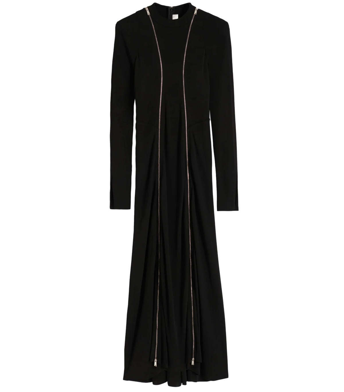 Victoria Beckham Twin Zip Detail Dress - Black | Garmentory