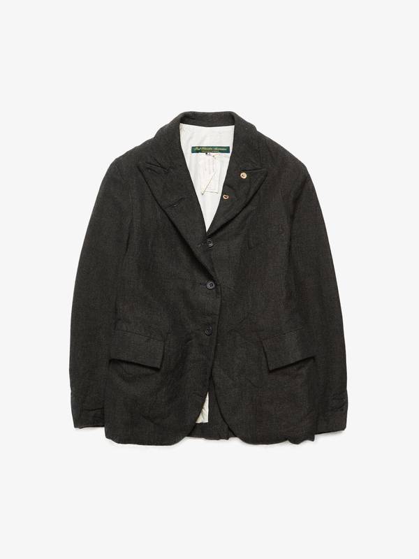 Paul Harnden リネンwomens unlined　blazer 2010's] Paul HARNDEN Linen Jacket