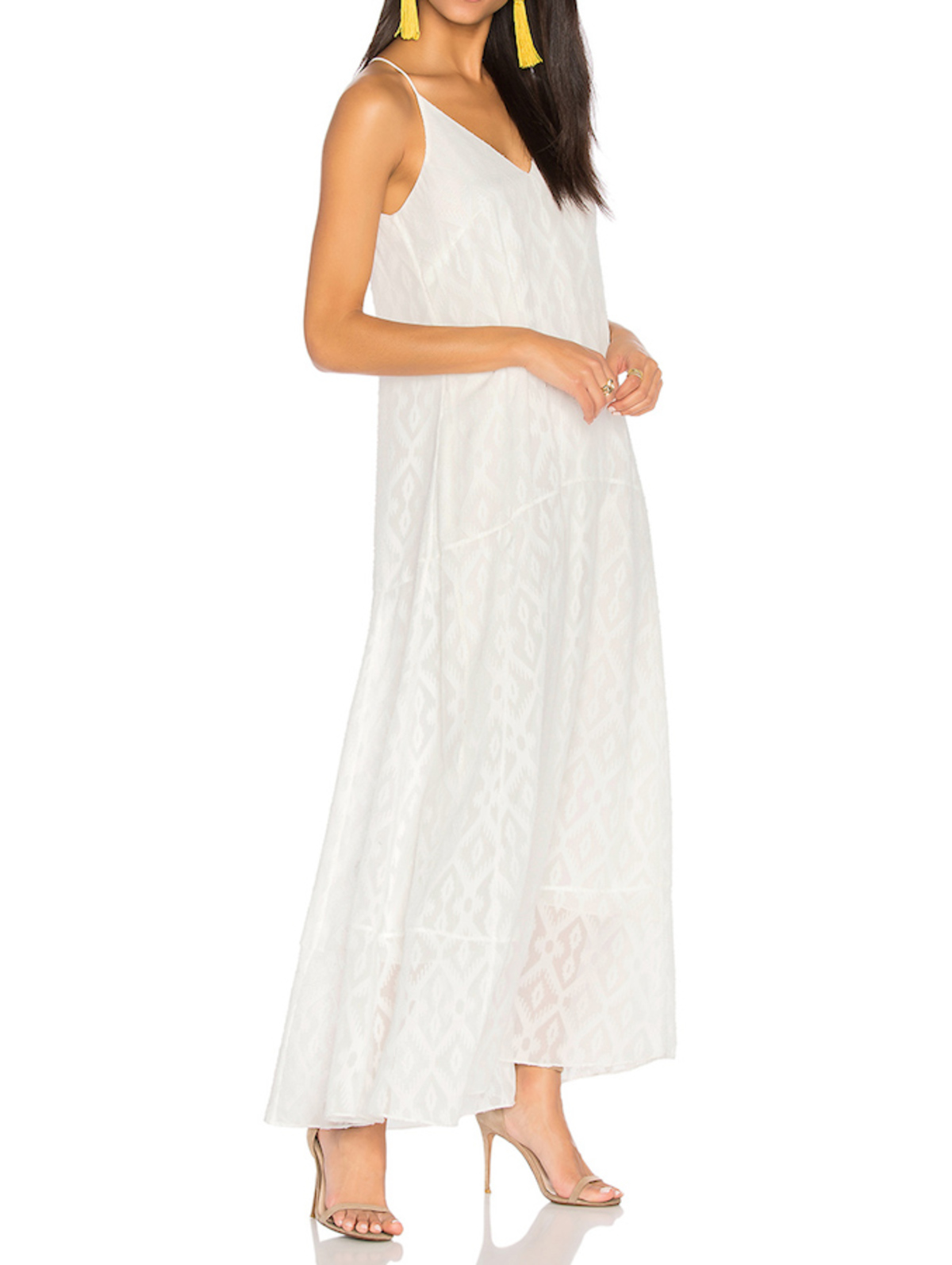chinese dress ladies Bridal Cream Silky Strapless Mazxi Charli Dress  SABO