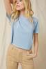 amo denim Babe Tee - Blue Ice - Thumbnail 3