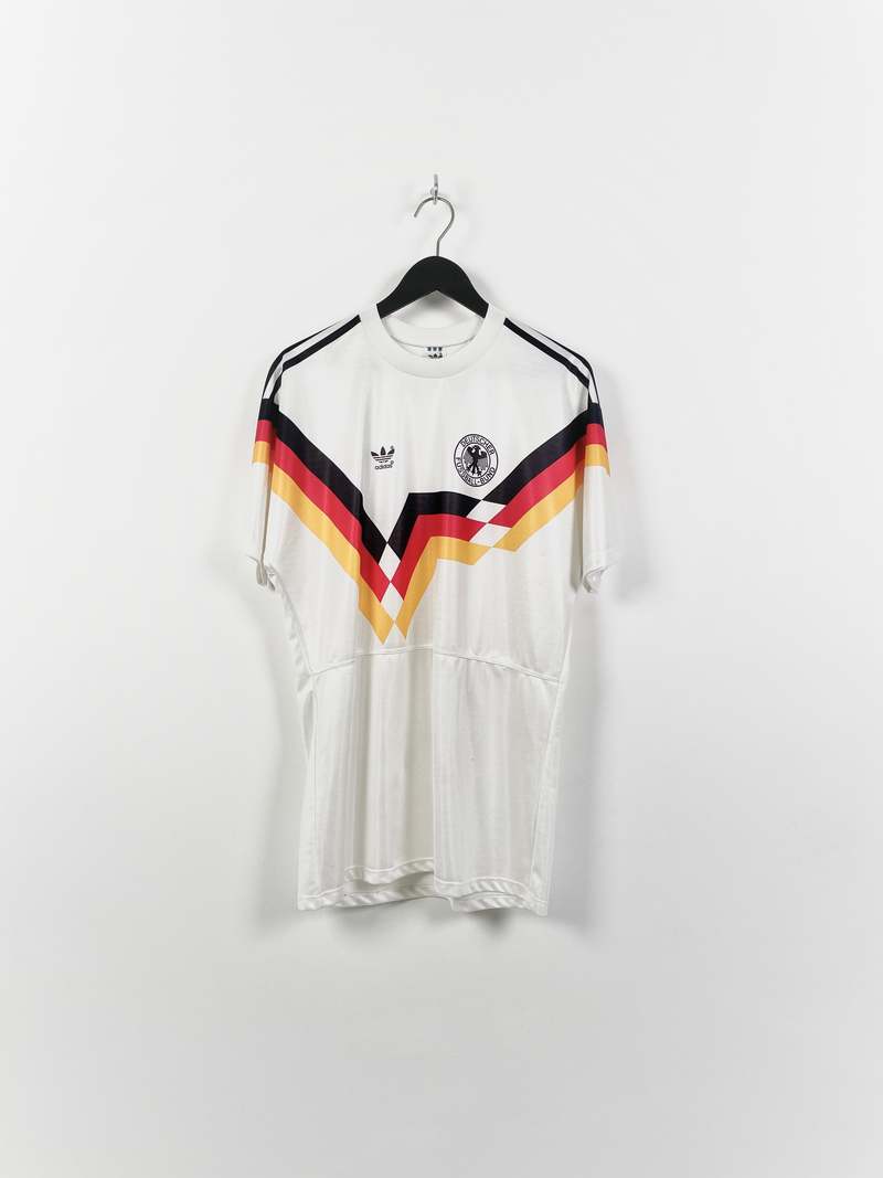 Maillot De Foot Rétro Allemagne Domicile 1988-1990 - Adidas - Taille XL - Neuf Avec Étiquette