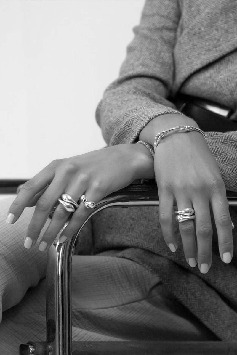 MM Druck Eva Double Set Ring - 18k Gold Vermeil MM Druck Eva Double Set Ring - 18k Gold Vermeil