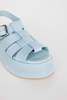 "INTENTIONALLY __________." Go Flatform Sandal - Celeste - Thumbnail 4