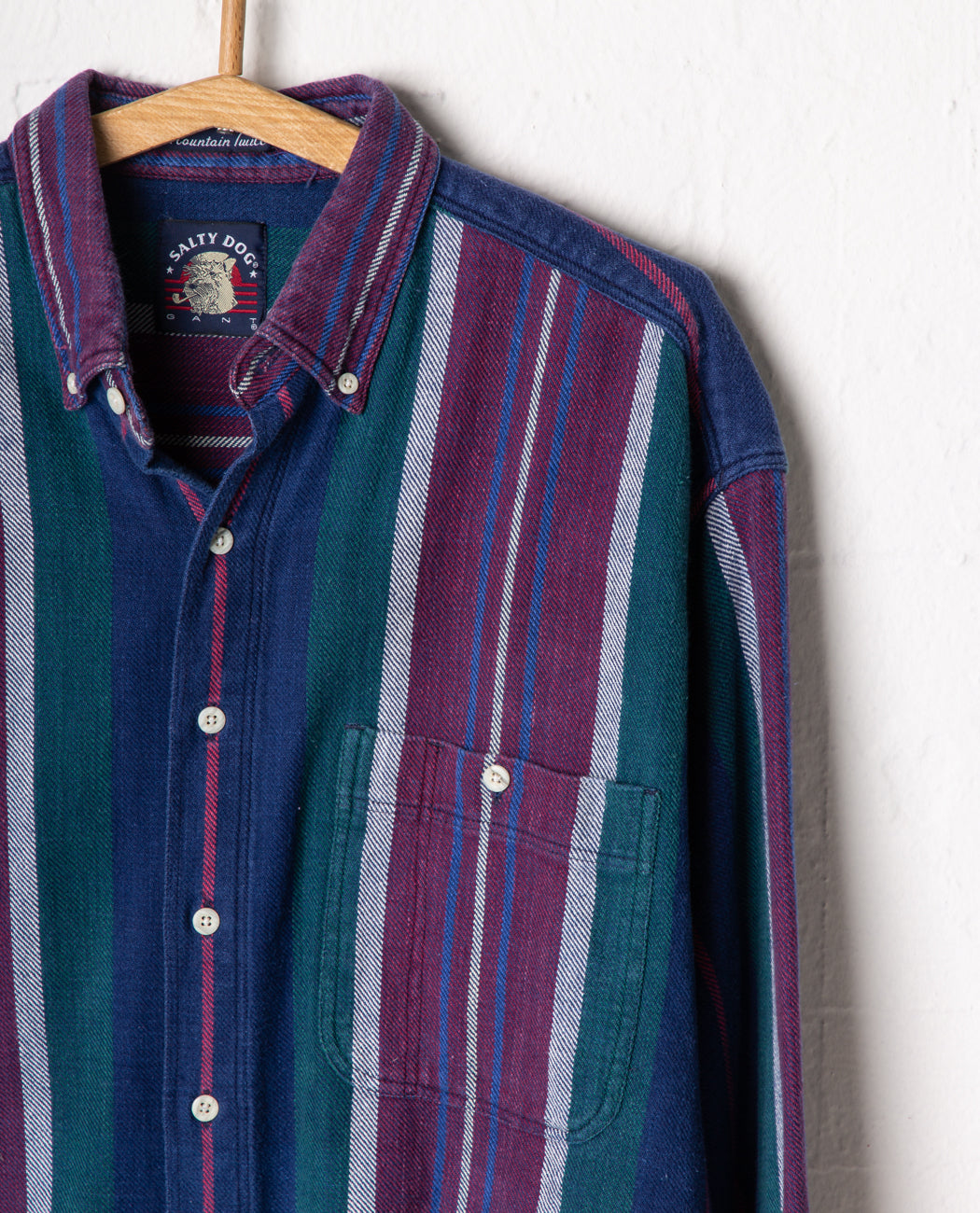 Salty Dog Gant Striped Flannel Shirt Multicolor Garmentory