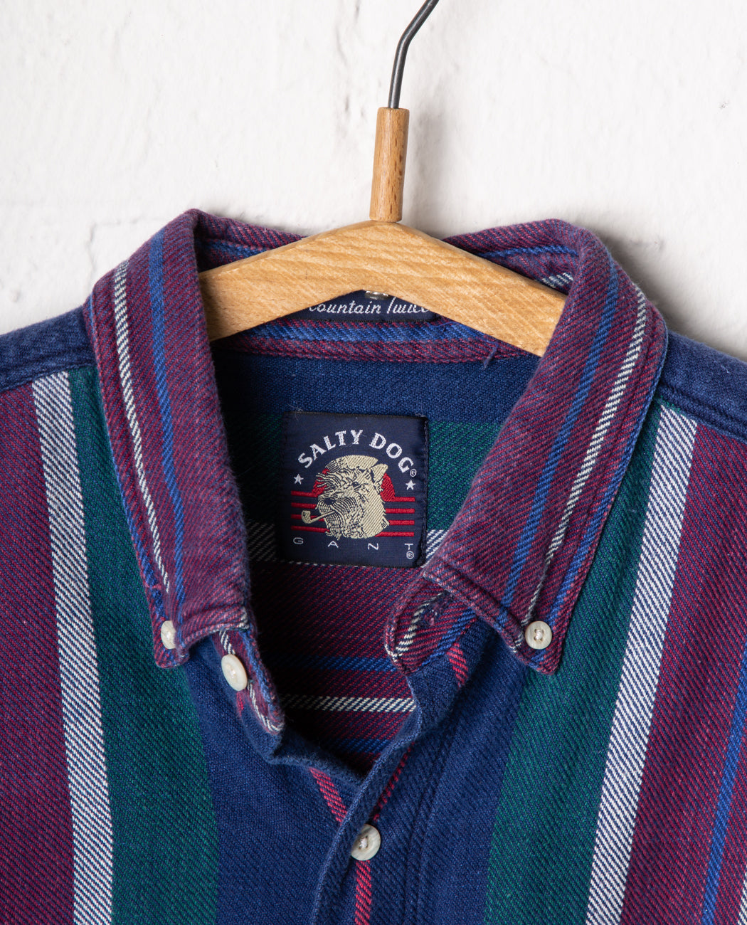 Salty Dog Gant Striped Flannel Shirt Multicolor Garmentory
