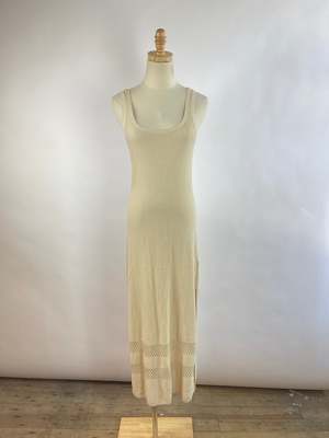 Seafolly Tan Knit Terrain Maxi Dress 