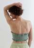 Ganni Strapless Crop Top - Green Bay - Thumbnail 3