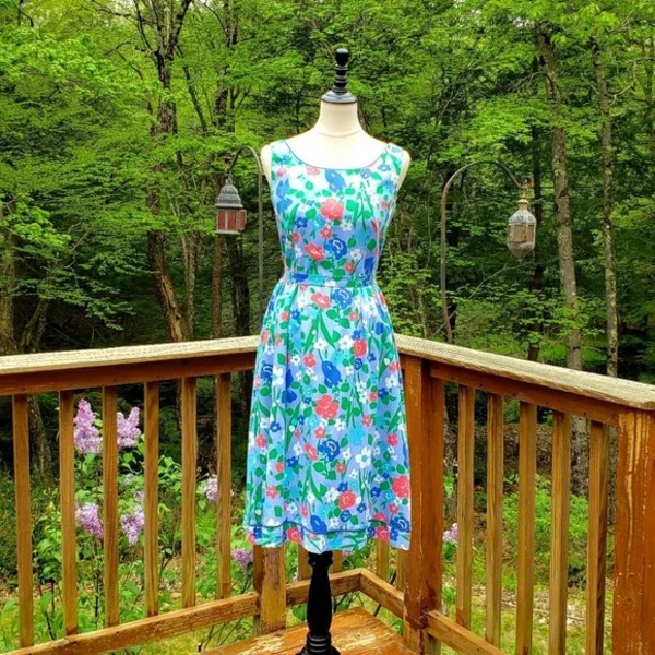 Floral cotton cheap sundress