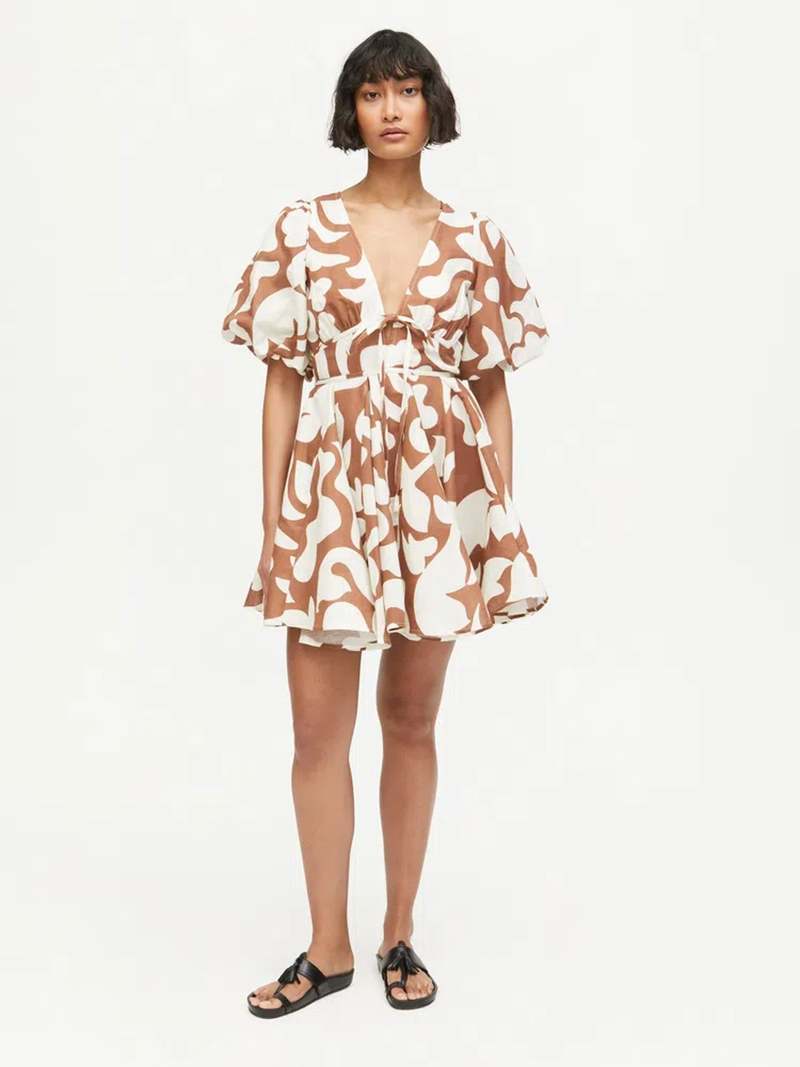 Rhode Resort Madeline Dress - Free Spirit Brown Rhode Resort Madeline Dress - Free Spirit Brown