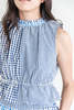 KASMARIA GINGHAM SEERSUCKER CROP TOP - Thumbnail 6