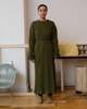 Baserange Shaw Kaftan - Dark Green - Thumbnail 1