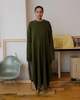 Baserange Shaw Kaftan - Dark Green - Thumbnail 3