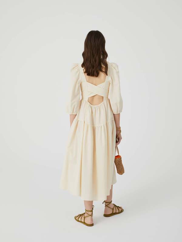 leianna midi dress Sea | Leila Dress | L