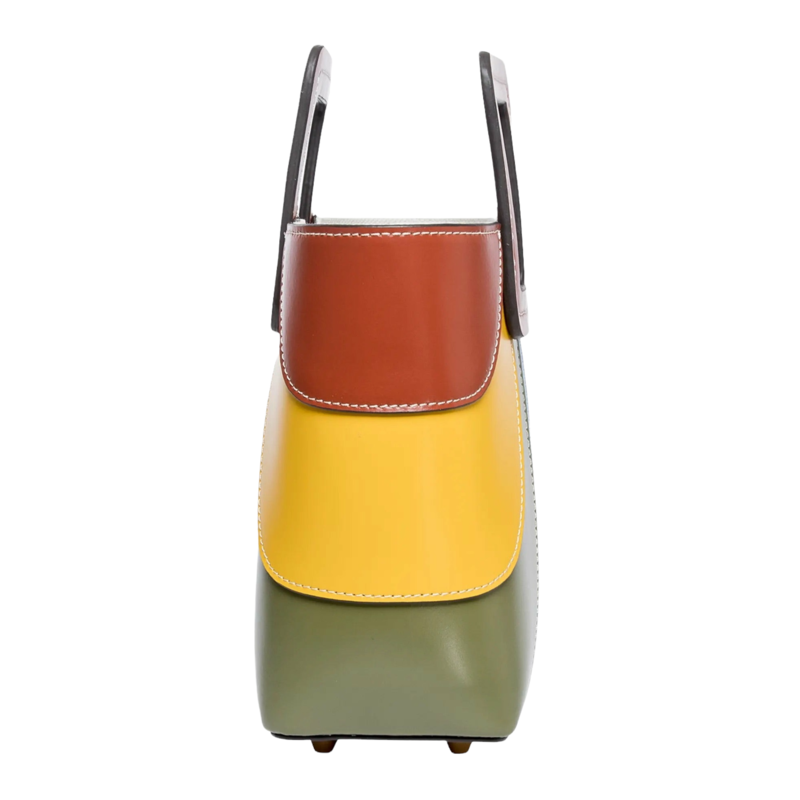 Staud Riviera Mini Shirley Leather Bag - Rainbow