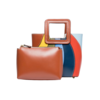 Staud Riviera Mini Shirley Leather Bag - Rainbow - Thumbnail 4
