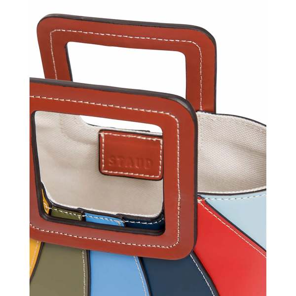 Staud Riviera Mini Shirley Leather Bag - Rainbow