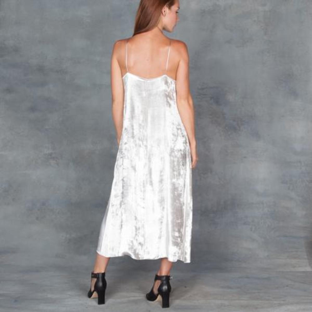 Giada Forte My Silk Velvet Slip Dress - Image 3 of 6