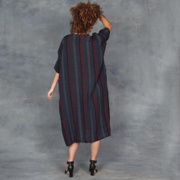 Humanoid Sef Stripe Linen Tunic Dress