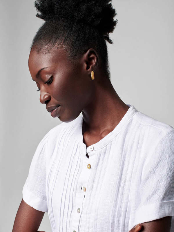 Faherty Gemina Dress - White | Garmentory