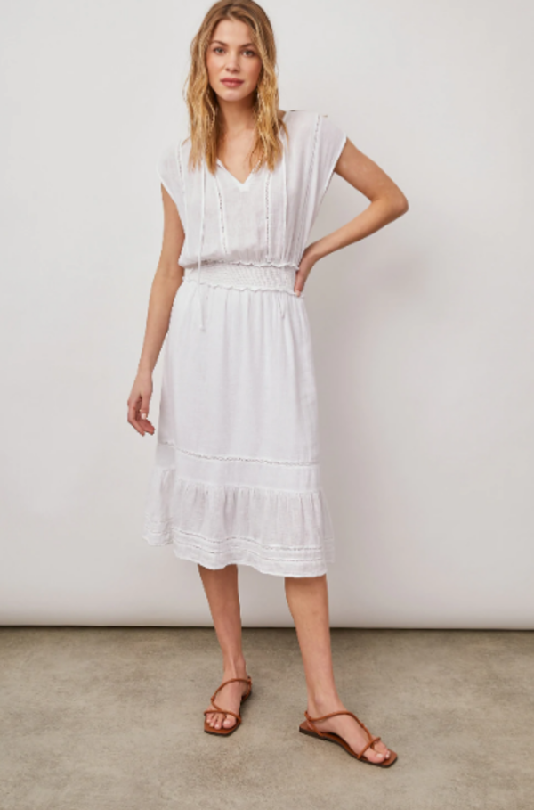 Rails Ashlyn Dress - White Lace Detail | Garmentory Rails Ashlyn Dress - White Lace Detail | Garmentory